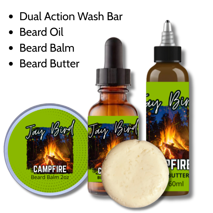 Campfire 2.0 All-In-One Kit | Oil, Balm, Butter, and Wash Bar