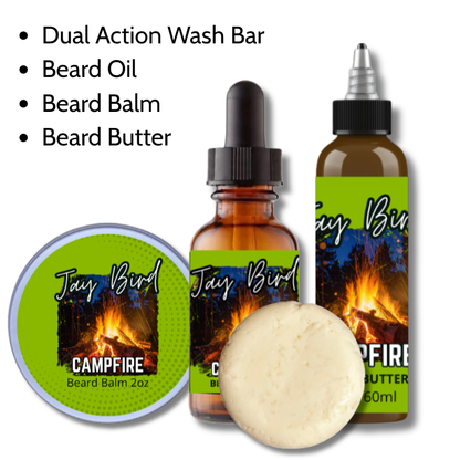 Campfire 2.0 All-In-One Kit | Oil, Balm, Butter, and Wash Bar