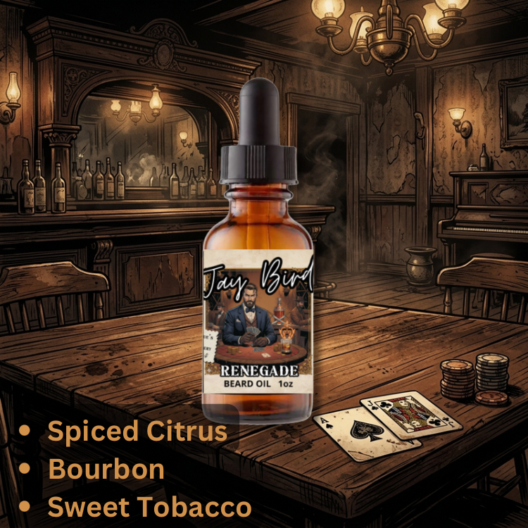 Renegade Beard Oil (Rogue’s Gallery #2)  | Spiced Orange • Oak-Aged Bourbon • Sweet Tobacco
