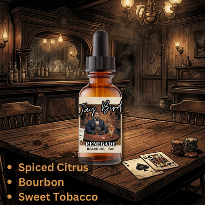Renegade Beard Oil (Rogue’s Gallery #2)  | Spiced Orange • Oak-Aged Bourbon • Sweet Tobacco