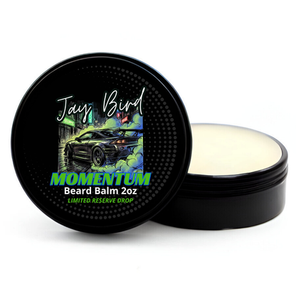 Momentum Beard Balm (Limited Reserve) | High-Octane Freshness • Pure ‘99 Nostalgia • Apple, Crushed Leaf, Clean Musk