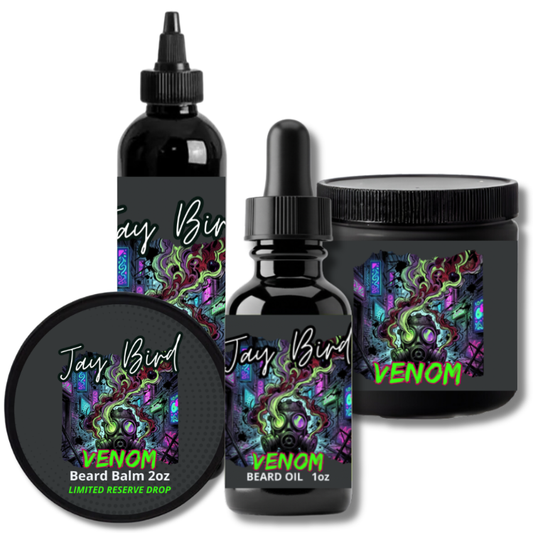 Venom Complete Beard (Limited Reserve) | Spiked Black Cherry • Resinous Incense • Sharp Yuzu
