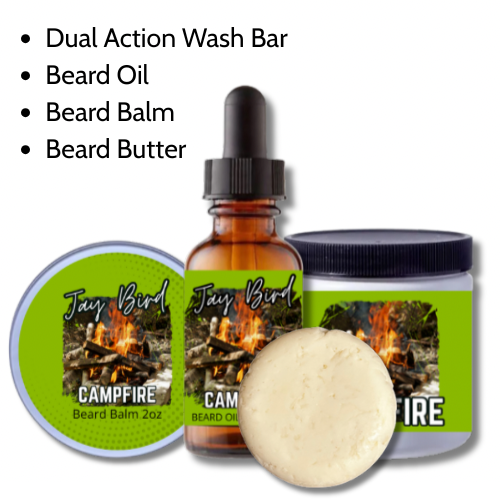 Campfire All-In-One Kit | Oil, Balm, Butter, and Wash Bar
