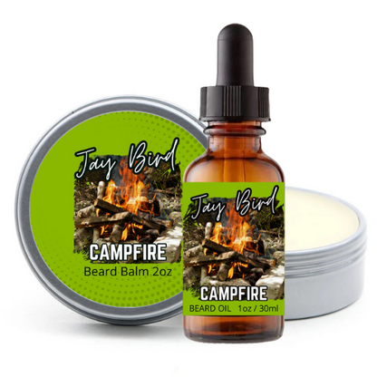 Campfire Beard Oil and Balm Bundle