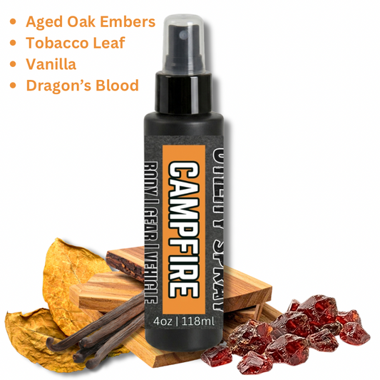 Campfire 2.0 Utility Spray- Smoldering Embers | Aged Oak | Dragon’s Resin