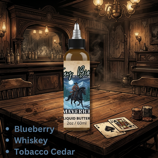 Maverick Liquid Beard Butter (Rogue’s Gallery #3) | Wild Blueberry • Orchard Apple • Highland Cedar