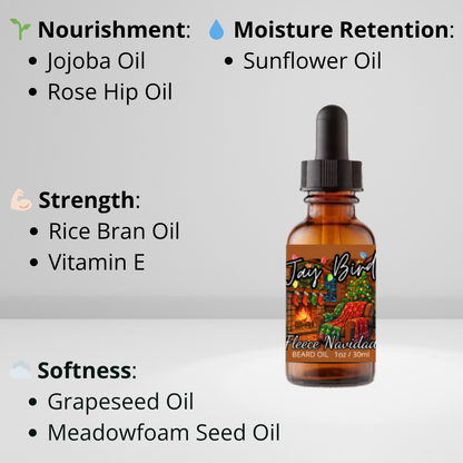 Fleece Navidad Groom and Clean Kit | Oil, Balm, and Wash Bar (Christmas Limited)