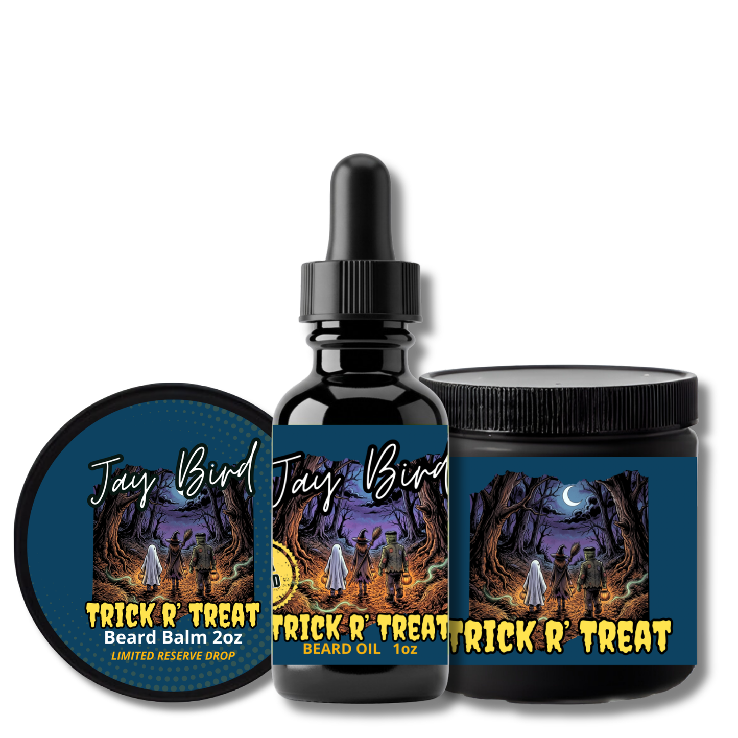 Trick r’ Treat Oil, Balm, and Butter (Limited Reserve) | Halloween Candy • Autumn Leaves • Distressed Woods