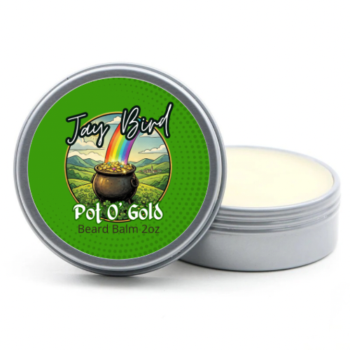 Pot O’ Gold Beard Balm - Sharp Peppermint | Rich Cocoa | Warm Amber