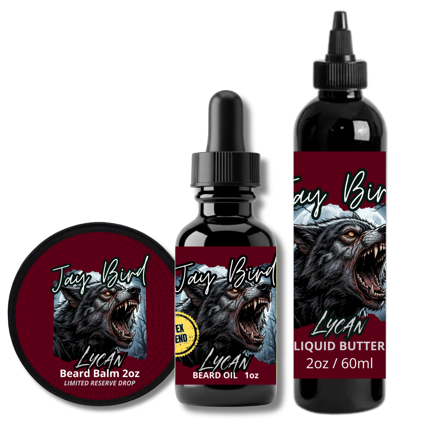 Lycan Oil, Balm and Butter (Limited Reserve) | Savage Blood Orange • Smoked Bourbon • Feral Leather