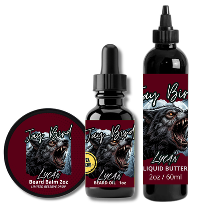 Lycan Oil, Balm and Butter (Limited Reserve) | Savage Blood Orange • Smoked Bourbon • Feral Leather