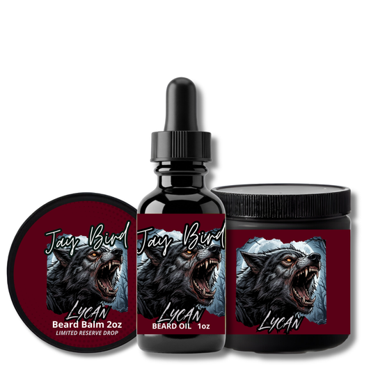 Lycan Oil, Balm and Butter (Limited Reserve) | Savage Blood Orange • Smoked Bourbon • Feral Leather