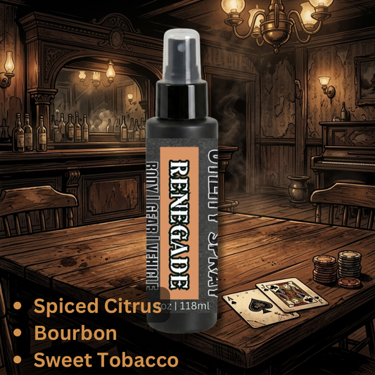 Renegade Utility Spray (Rogue’s Gallery #2)  | Spiced Orange • Oak-Aged Bourbon • Sweet Tobacco