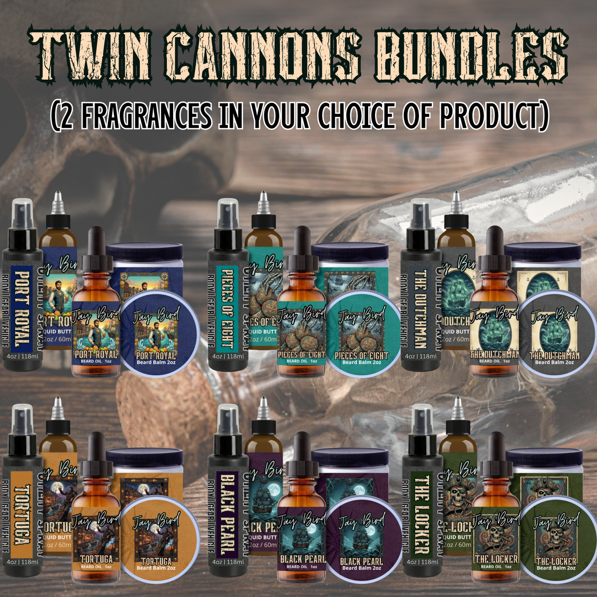 The Twin Cannons (2-Bounty Bundles)