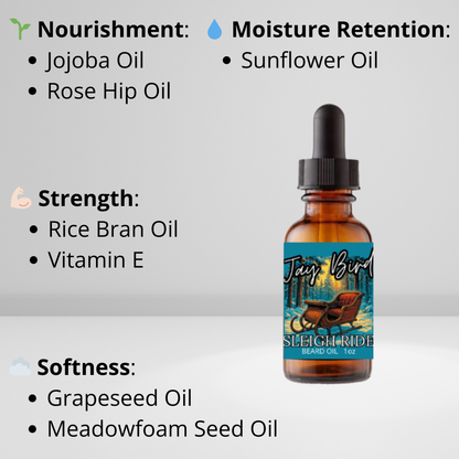 Sleigh Ride All-In-One Kit | Oil, Balm, Butter, and Wash Bar (Winter Limited)