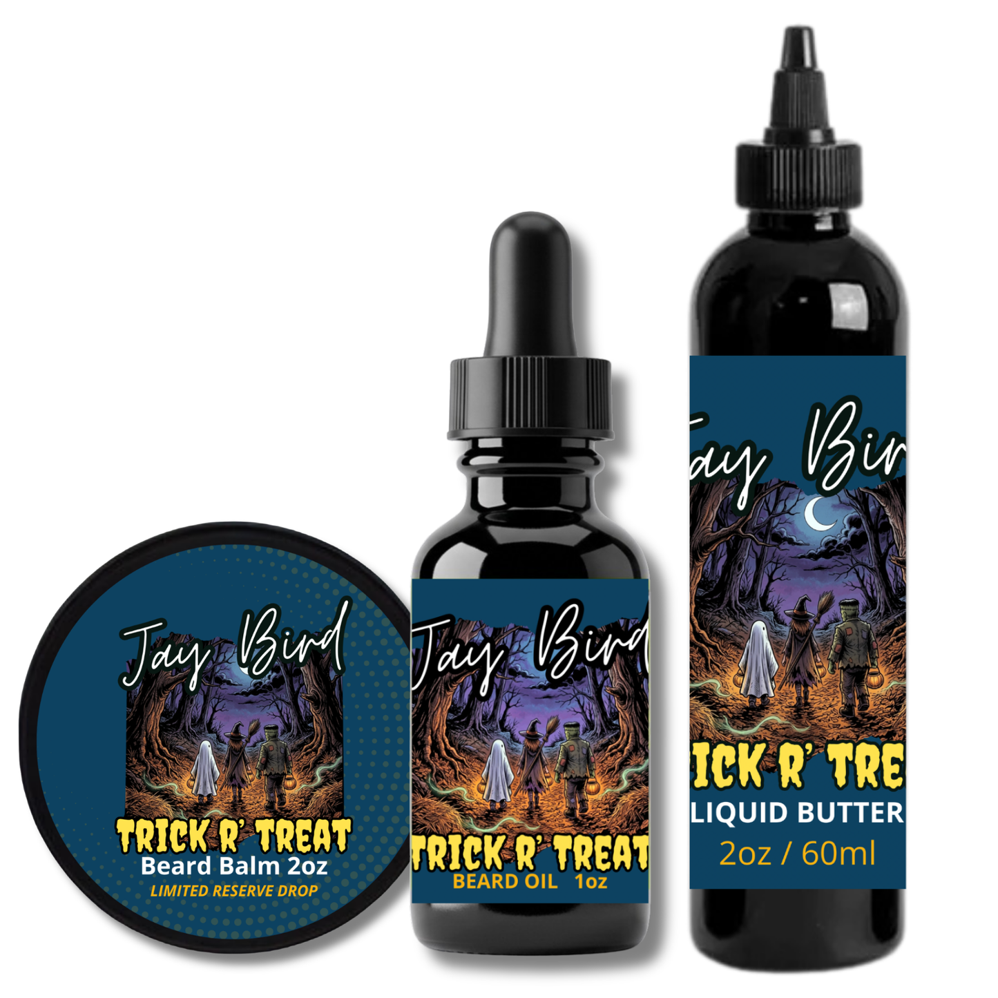 Trick r’ Treat Oil, Balm, and Butter (Limited Reserve) | Halloween Candy • Autumn Leaves • Distressed Woods