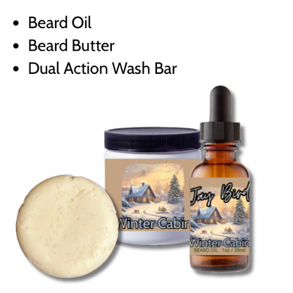 Winter Cabin Nourishing Wash Kit | Oil, Butter, and Wash Bar (Winter Limited)