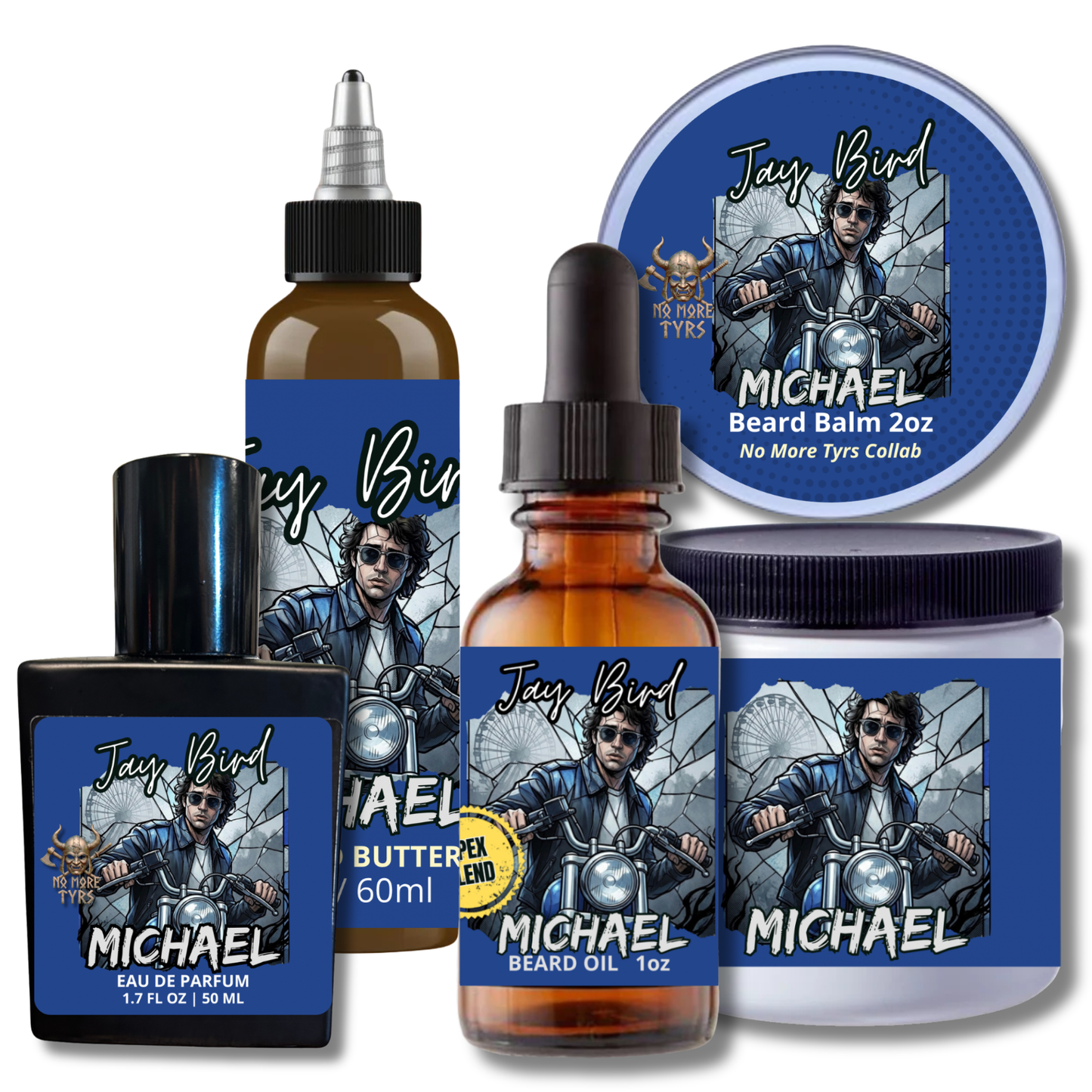 Michael Full Cologne Collection (NoMoreTyrs Collab) | Foggy Ocean Air • Engine Oil • Rich Oakmoss