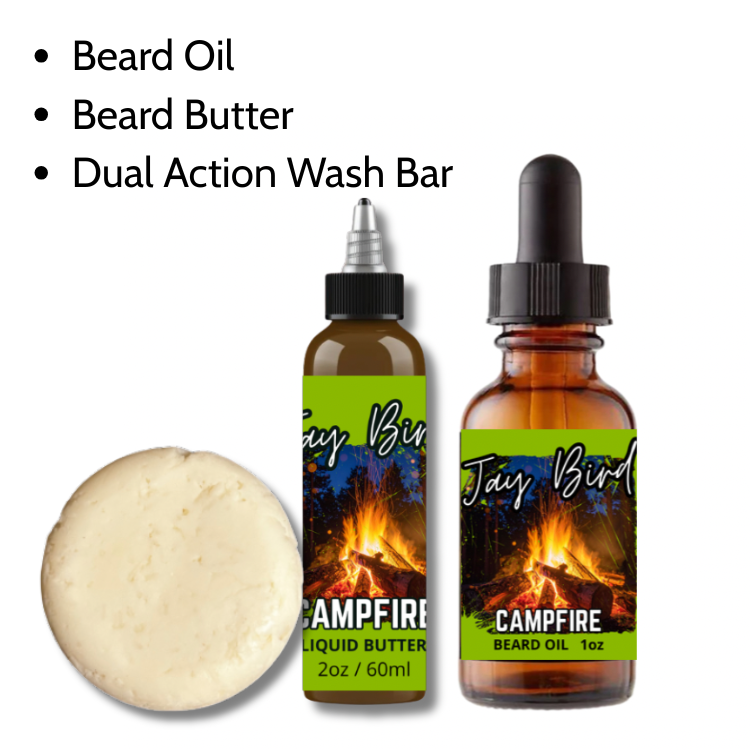 Campfire 2.0 Nourishing Wash Kit | Oil, Butter, and Wash Bar