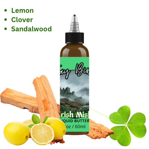 Irish Mist Liquid Beard Butter - Bright Lemon | Wild Clover | Coastal Ambergris
