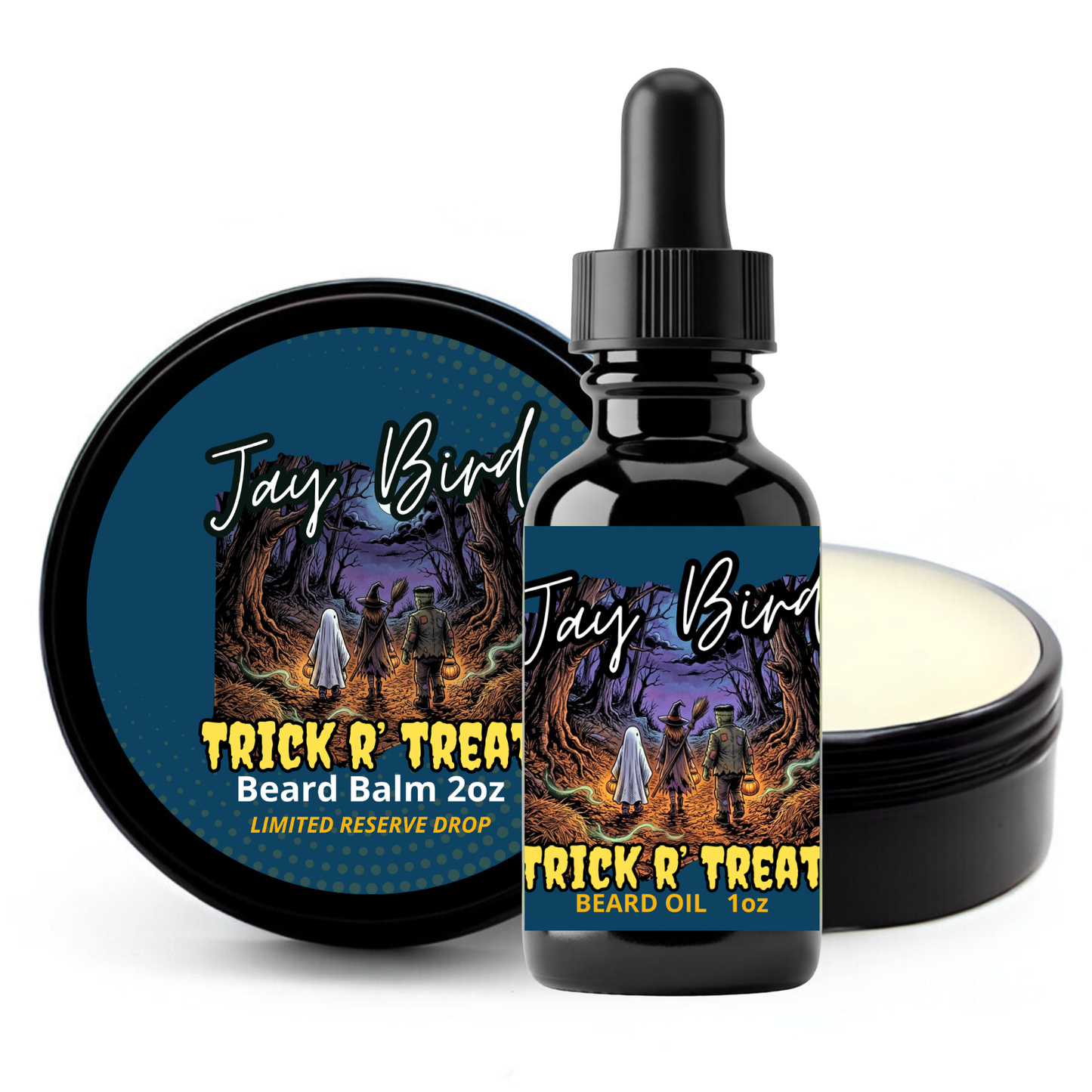 Trick r’ Treat Oil and Balm (Limited Reserve) | Halloween Candy • Autumn Leaves • Distressed Woods
