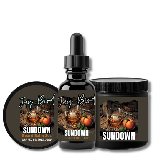 Sundown Oil, Balm, and Butter (Limited Reserve) | Sweet Georgia Peach • Aged Whiskey • Weathered Cedar