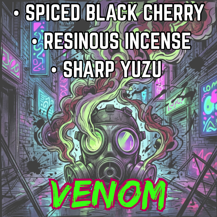 Venom (Limited Reserve) | Spiked Black Cherry • Resinous Incense • Sharp Yuzu