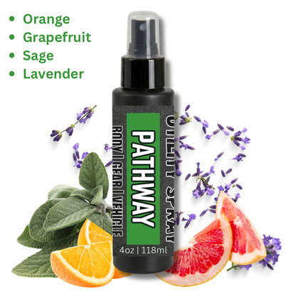 Pathway Utility Spray - Zesty Citrus | Herbal Sage | Exotic Oud