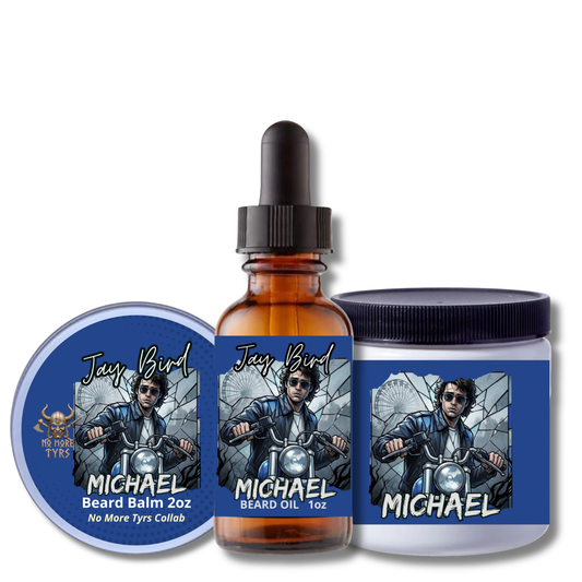 Michael Oil, Balm and Butter (NoMoreTyrs Collab) | Foggy Ocean Air • Engine Oil • Rich Oakmoss