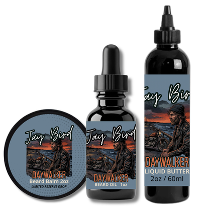 Daywalker Oil, Balm, and Butter (Limited Reserve) | Spiced Citrus • Midnight Surf • Smoked Vanilla