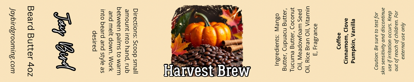Harvest Brew Beard Butter (Limited Time) | Pumpkin Coffee