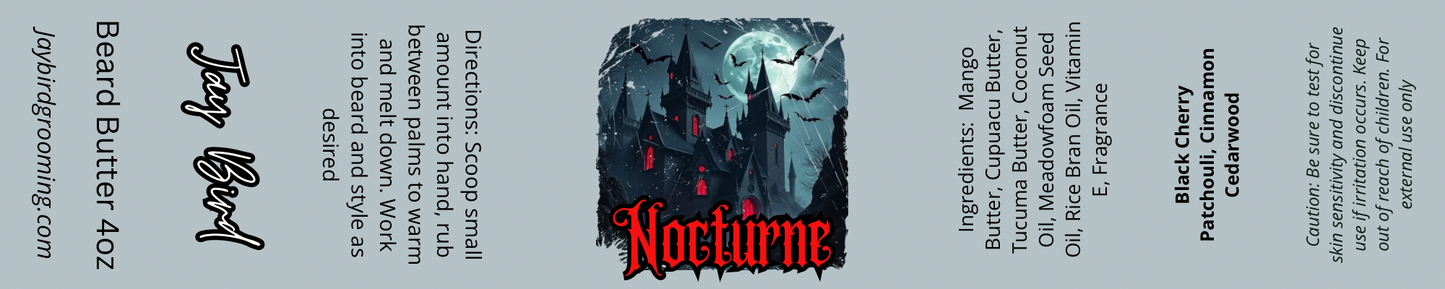 Nocturne Beard Butter (Limited Time) | Dark Fruit and Warm Earth