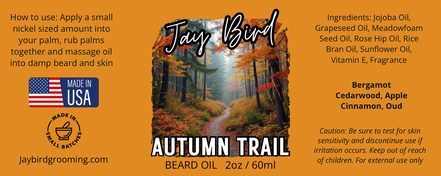 Autumn Trail Beard Oil (Limited Time) | Spiced Citrus Woods