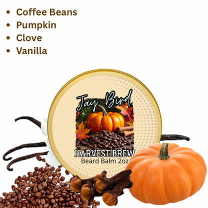 Harvest Brew Beard Balm (Limited Time) | Pumpkin Coffee