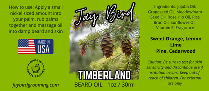 Timberland Beard Oil | Refreshing Woodland Escape