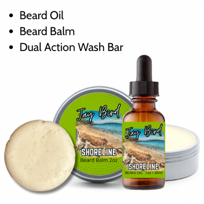 Groom and Clean Kit | Oil, Balm, and Wash Bar