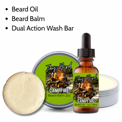 Groom and Clean Kit | Oil, Balm, and Wash Bar