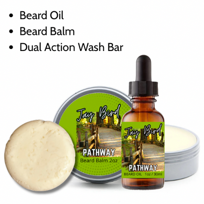 Groom and Clean Kit | Oil, Balm, and Wash Bar