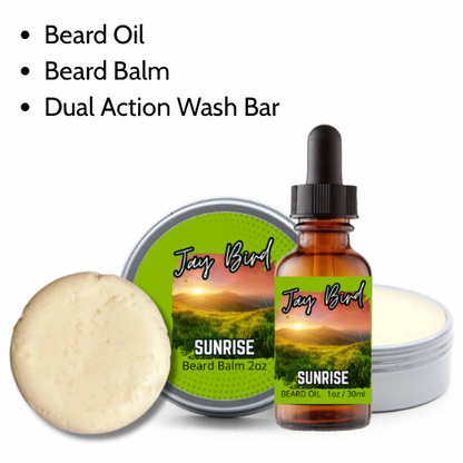 Groom and Clean Kit | Oil, Balm, and Wash Bar