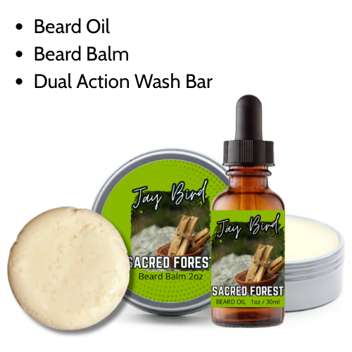 Sacred Forest Groom and Clean Kit | Oil, Balm, and Wash Bar
