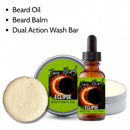 Groom and Clean Kit | Oil, Balm, and Wash Bar