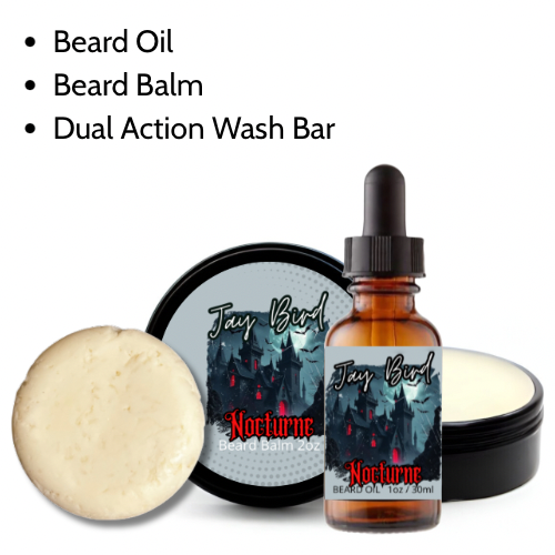 Nocturne Groom and Clean Kit | Oil, Balm, and Wash Bar (Limited Time)