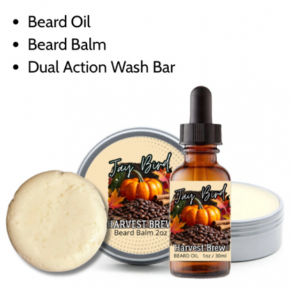 Groom and Clean Kit | Oil, Balm, and Wash Bar