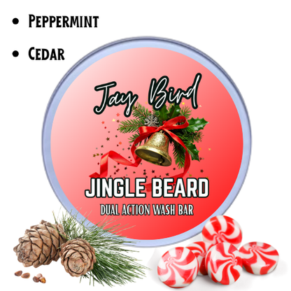 Jingle Beard Dual Action Wash Bar
