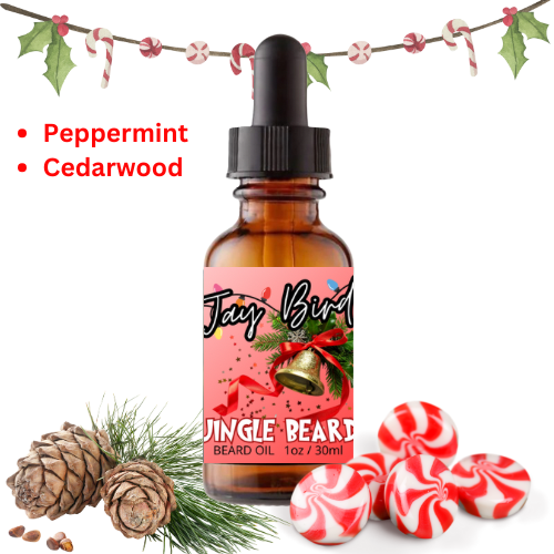 Jingle Beard Beard Oil (Christmas Limited) | Refreshing Peppermint Cedar
