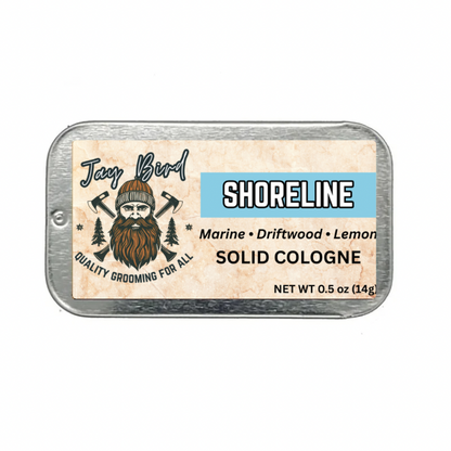 Shoreline Solid Cologne - Crisp Marine | Salted Driftwood | Clean Cotton