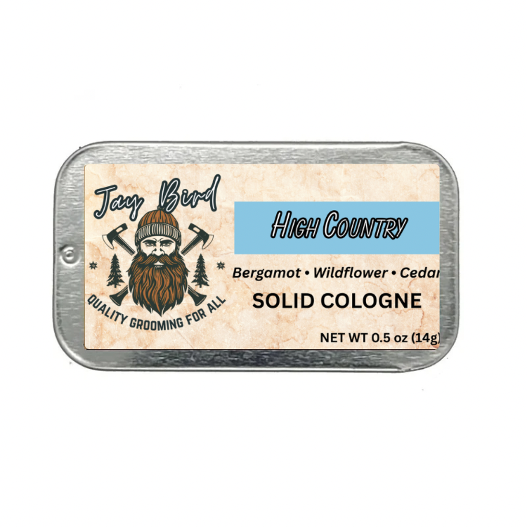 High Country Solid Cologne (Spring Seasonal) - Dewy Wildflower | Bergamot Zest | Soft Cedar