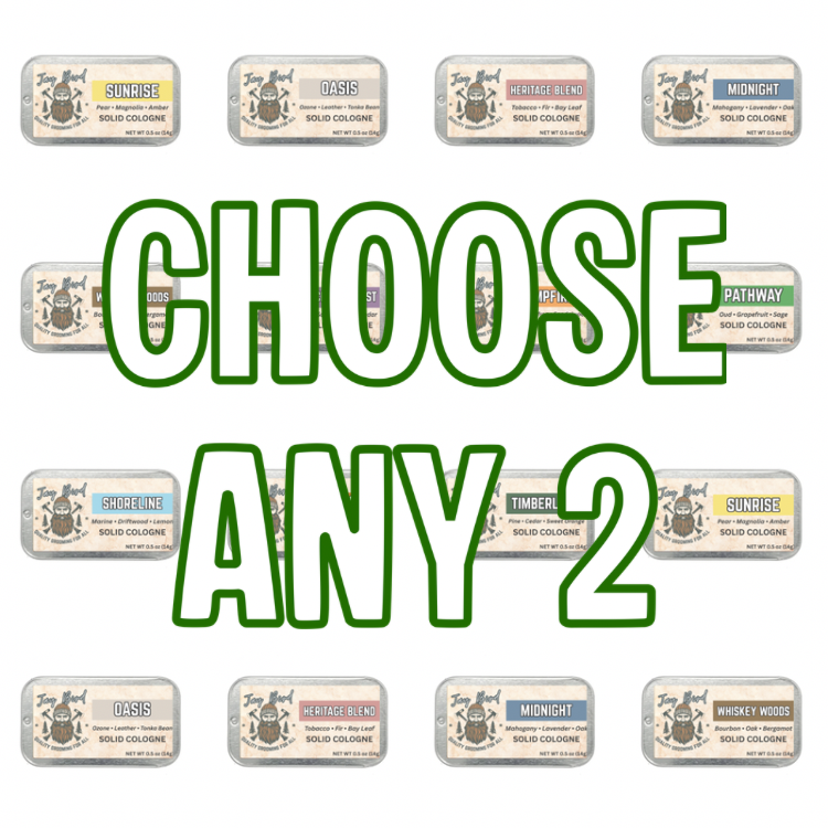 Solid Cologne Dual Pack | Your Choice of Fragrances
