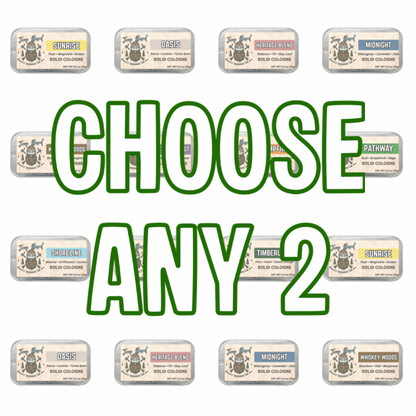 Solid Cologne Dual Pack | Your Choice of Fragrances