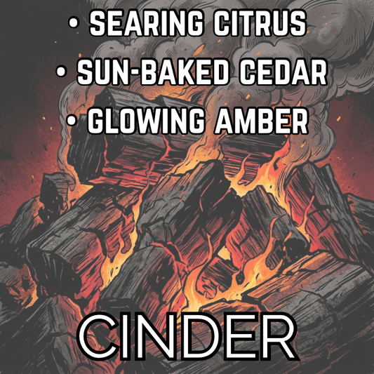 Cinder (Limited Reserve) | Searing Citrus • Sun-Baked Cedar • Glowing Amber